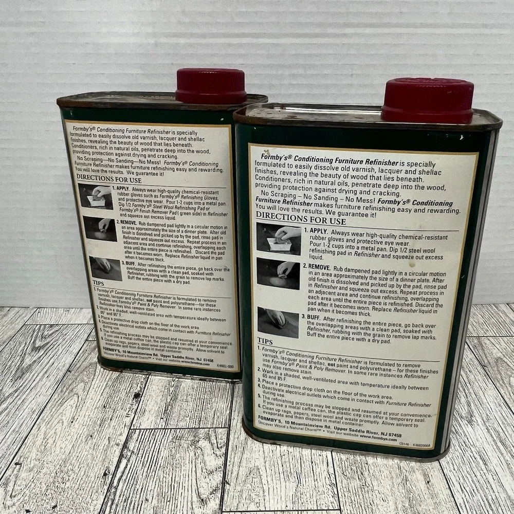 Discontinued Formby's Conditioning Furniture  Lot 2 Cans 32 oz 1 Qt